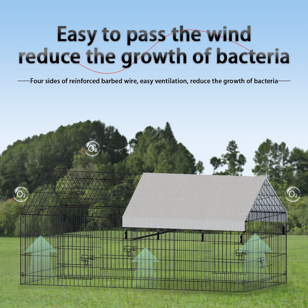 Pointed Wire Chicken Coop For Poultry Breeding