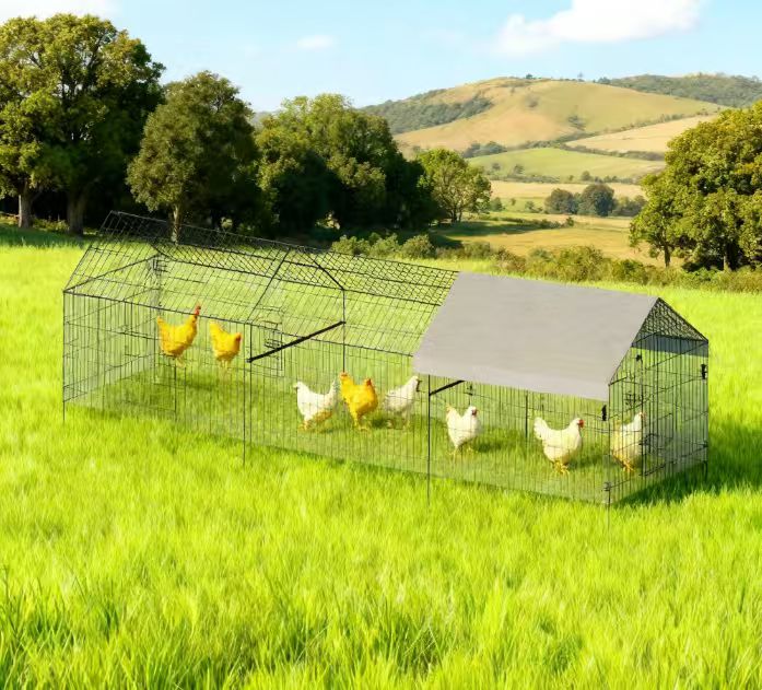 Poultry Farming Outdoor Metal Chicken Coop