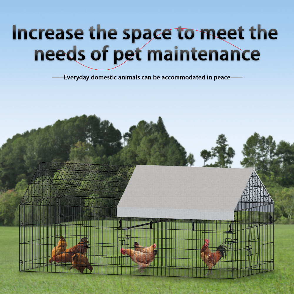 Pointed Wire Chicken Coop For Poultry Breeding