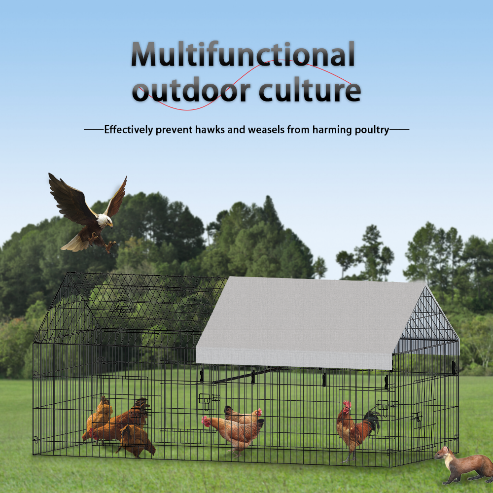 Pointed Wire Chicken Coop For Poultry Breeding