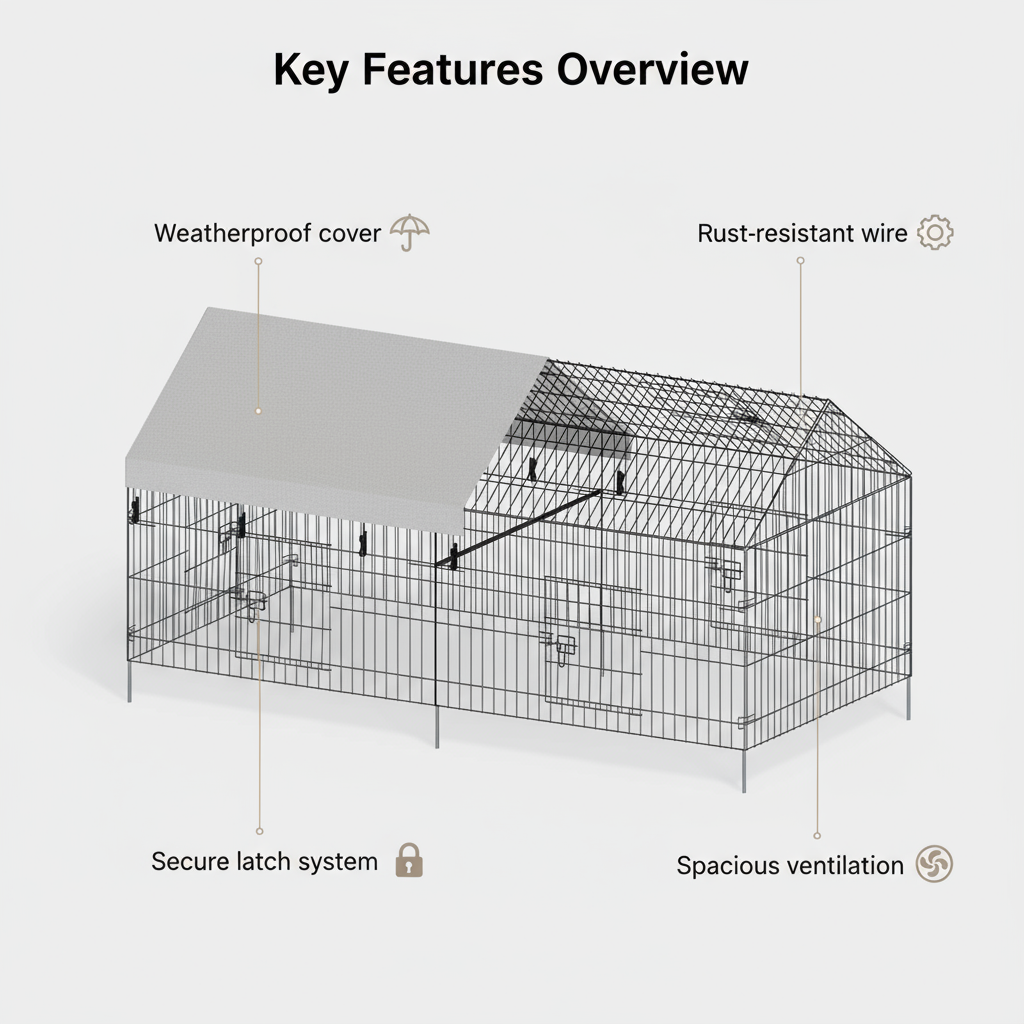 Pointed Wire Chicken Coop For Poultry Breeding